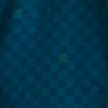 Teal Blue Self Checkered Patterned Short Kurta